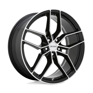 Petrol Wheels – P5C – Black – 17″x8″ 35mm – Summer Wheels – 1780P5C355120B76